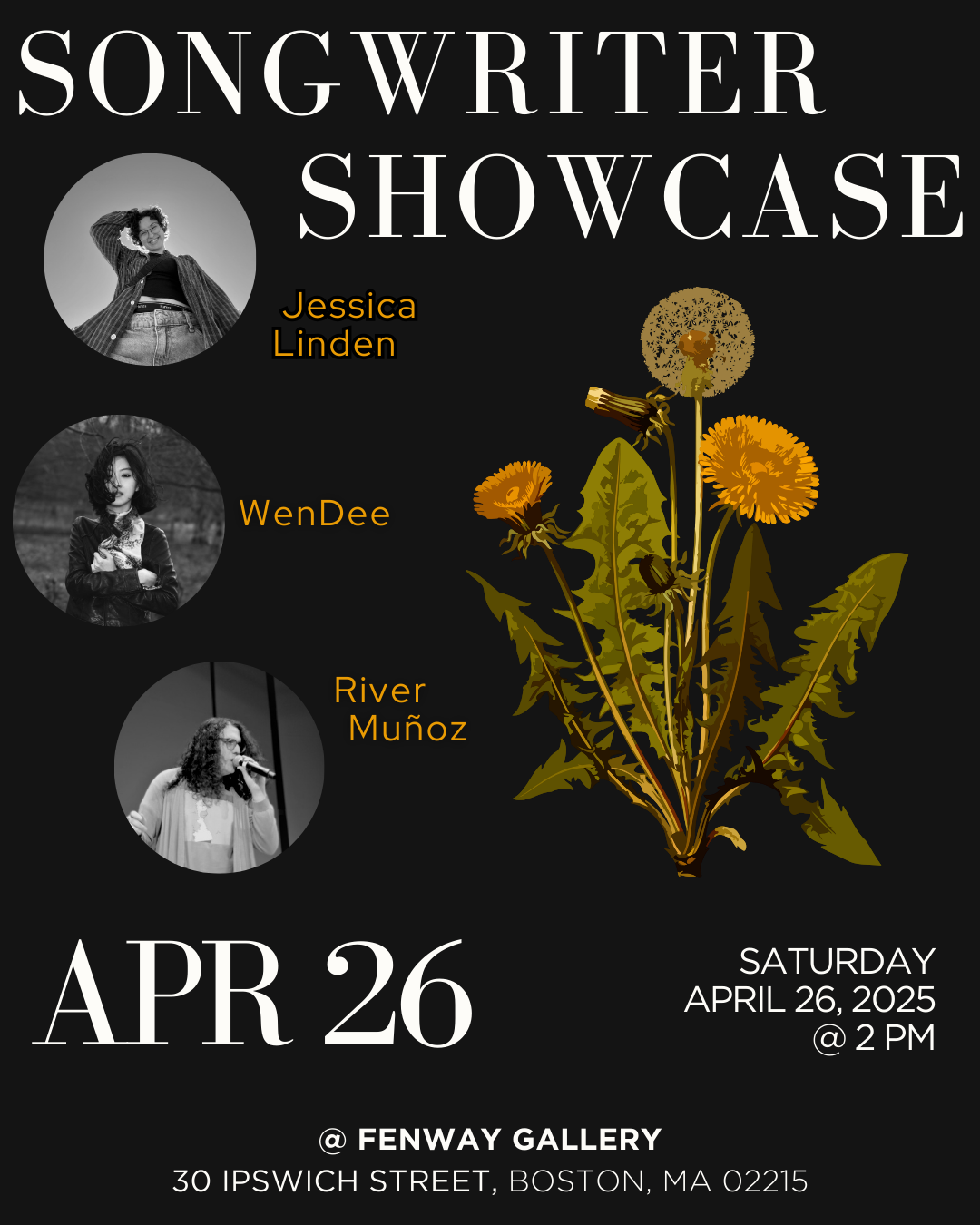 Songwriter Showcase Instagram Post